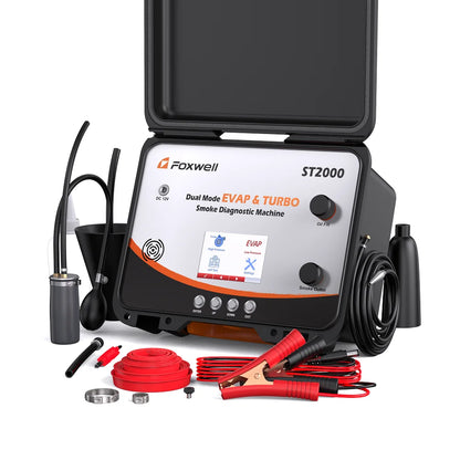 Auto Rooksysteem Tester – Rookmachine – Lekdetectie – Rookgenerator – Rooktester – Dubbele Testmodi – 4-Inch Kleurendisplay