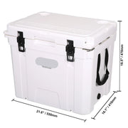 Cooler Box - Coolers - Cooler Box Car - Cooler Box - 45QT - Cooler Box Small - with Heavy Duty Handle, Ice Chest Lunch Box