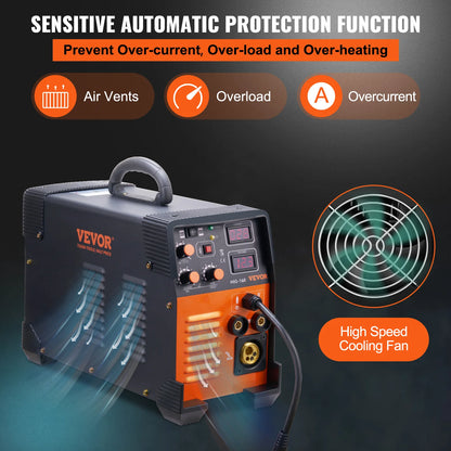 Lasapparaat – MIG Lasmachine – TIG Lasser – MMA Lasapparaat – Inverter Lasmachine – 3-in-1 Multifunctioneel – IGBT Technologie – 160 Ampère - QUORE