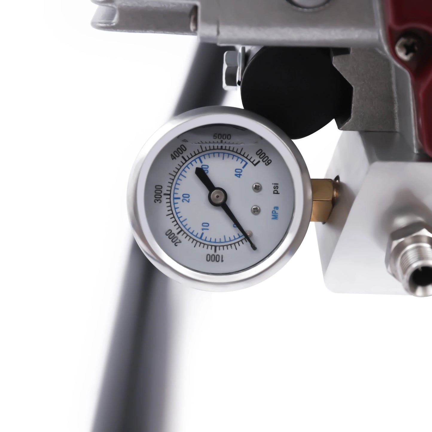 Airless Verfspuit – Verfpistool – Spuitmachine – Muurverfspuit – Verfspuitapparaat – Rood – 1800W Krachtige Motor – 9,5 Meter Slang