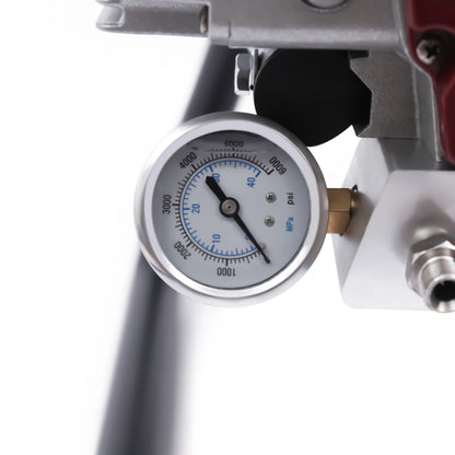 Airless Verfspuit – Verfpistool – Spuitmachine – Muurverfspuit – Verfspuitapparaat – Rood – 1800W Krachtige Motor – 9,5 Meter Slang