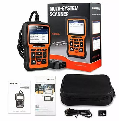 FOXWELL NT510 Elite For MB MERCEDES BENZ Bidirectional All System OBD2 Scanner Diagnostic Scan Tool Oil Reset EPB