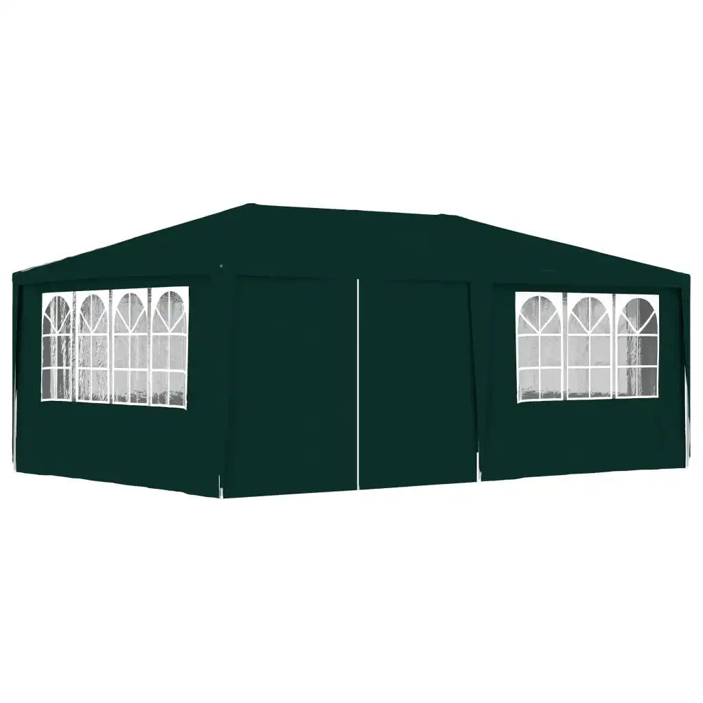 Draagbare Tent – Tuinpaviljoen – Partytent – Tuin Tent – Evenementen Tent – Overkapping – 4x4 Meter – UV-Bestendig – Roestvrij Stalen Frame - Groen