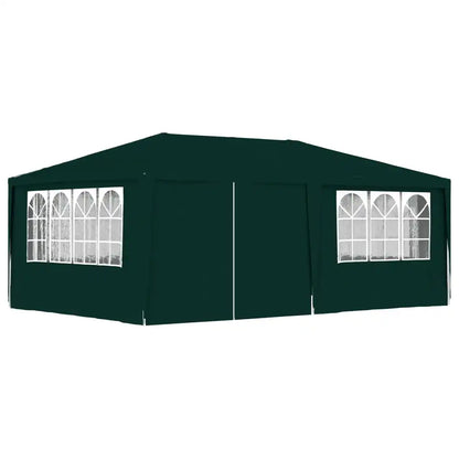 Draagbare Tent – Tuinpaviljoen – Partytent – Tuin Tent – Evenementen Tent – Overkapping – 4x4 Meter – UV-Bestendig – Roestvrij Stalen Frame - Groen