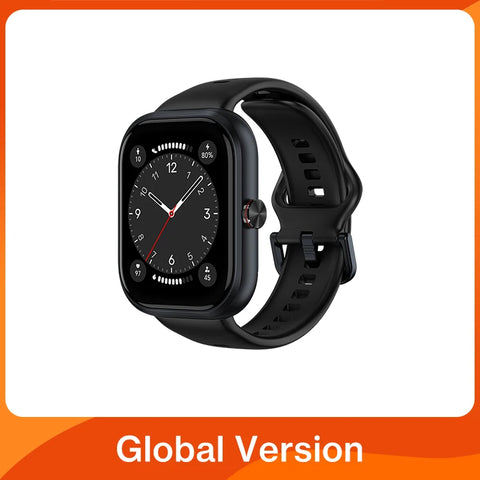 HONOR CHOICE- Smartwatch - Smartwatch Vrouwen - Smartwatch Mannen - Smartwatches - Smartwatch Android - Wereldwijde Versie- De hele dag gezondheidsmonitoring - Zwart