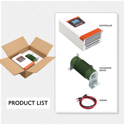 Dubbele MPPT Laderregelaar – Zonnepaneel Regulator – Windturbine Controller – Hybride Energiebeheer – Acculader – 3000W 12V/24V Auto – Maximale Energieopbrengst – Veiligheidsbescherming