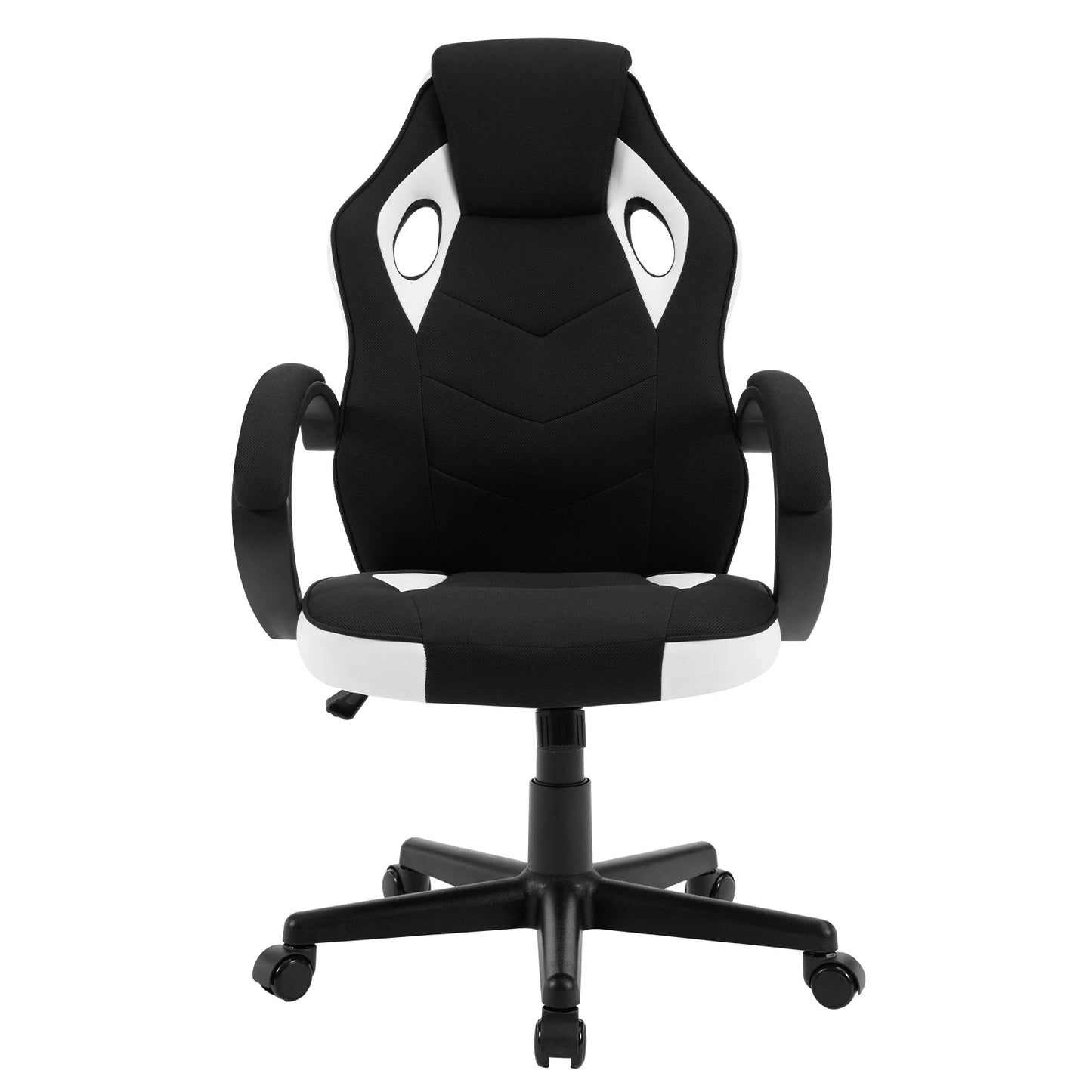 Gamingstoel – Ergonomische - Racing - Bureau - Verstelbare Bureaustoel - met Armleuningen - Kantelfunctie – 360° Draaiend – Hoge Rugleuning – 150 kg Draagvermogen - Roze en Wit