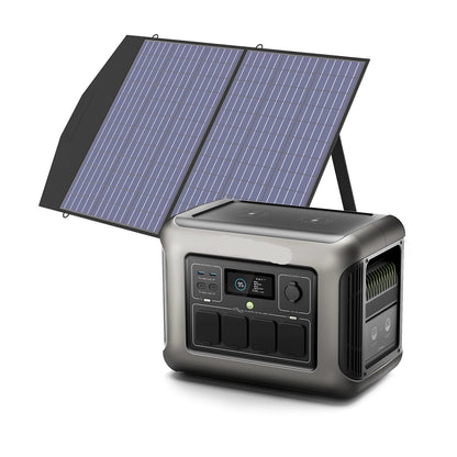 Draagbare Powerstation – Mobiele Accu – Noodstroom Generator – Zonne Energie Station – 1152Wh Capaciteit – 100W Continu Stroom