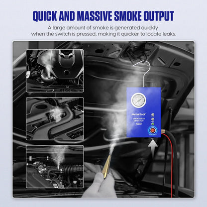 Mrcartool T100 Car Smoke Leak Detector Pipe Leak Locator with Built-in Pump Smoke Leakage Analyzer Detector Diagnostic Tool - QUORE