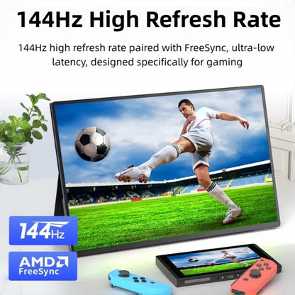 Draagbare Monitor – Portable Scherm – Second Screen – Mobiel Display – 17,3 Inch – QHD 2560x1440 Resolutie – 144Hz Refresh Rate