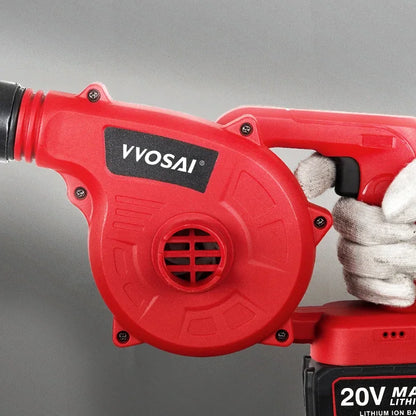 WS-F6-A2 - Leaf Blower - Low noise - 19000rpm - 20V - Leaf Vacuums and Blowers - Cordless Leaf Blower - Red