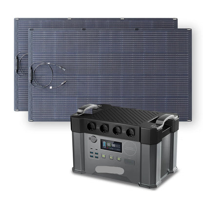 Powerstation – Mobiele Accu – Energiebron – Draagbare Generator – Noodstroom – 2000W Vermogen – 1500Wh Capaciteit
