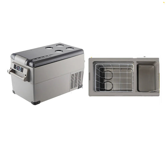 Auto Koelbox - Compressor Koelbox - Compressor Koelkast - Koelbox - met Vriezerfunctie - -20°C tot +20°C - 12V/24V & 230V AC - 35L - Voor Camping - Auto - Boot - Buitenactiviteiten