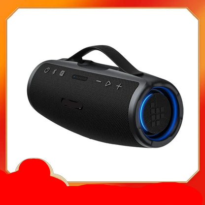Bluetooth Speaker - Party Speaker - 50W - Draadloze - Draagbare - Waterdichte - Powerbank Functie - 20 Uur Speeltijd - Voor Camping & Feestjes - Zwart