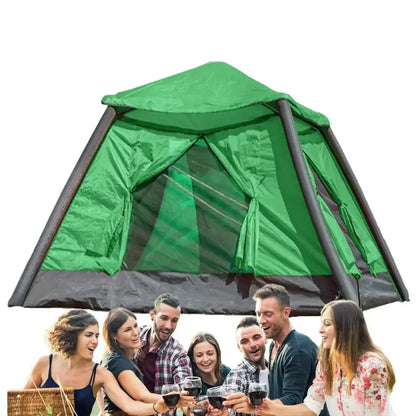 Opblaasbare Tent – Lucht Tent – Kampeertent – Snel Opzetten – Oxford Nylon – Lichtgewicht – Voor Twee Personen - Groen