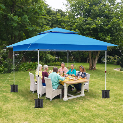 Partytent – Tuinent – Paviljoen – Pop-Up Tent – Waterdicht – UV-Bestendig – Aluminium Frame - Blauw