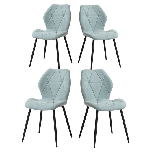 Eetkamerstoelset van 4 - Stoelen - Keukenstoel - Scandinavisch minimalistisch - Mint