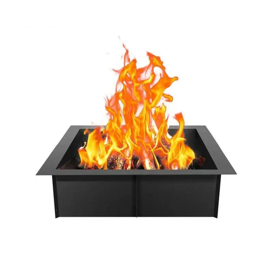 Fire Pit - Vuurplaats - Vuurschaal Buiten - Vuurkuil Buiten - Vuurschaal- Tuinhaard - vuurkorf - 30x30 in Binnendiameter 10inch - voor Buiten Kamperen Vreugdevuren