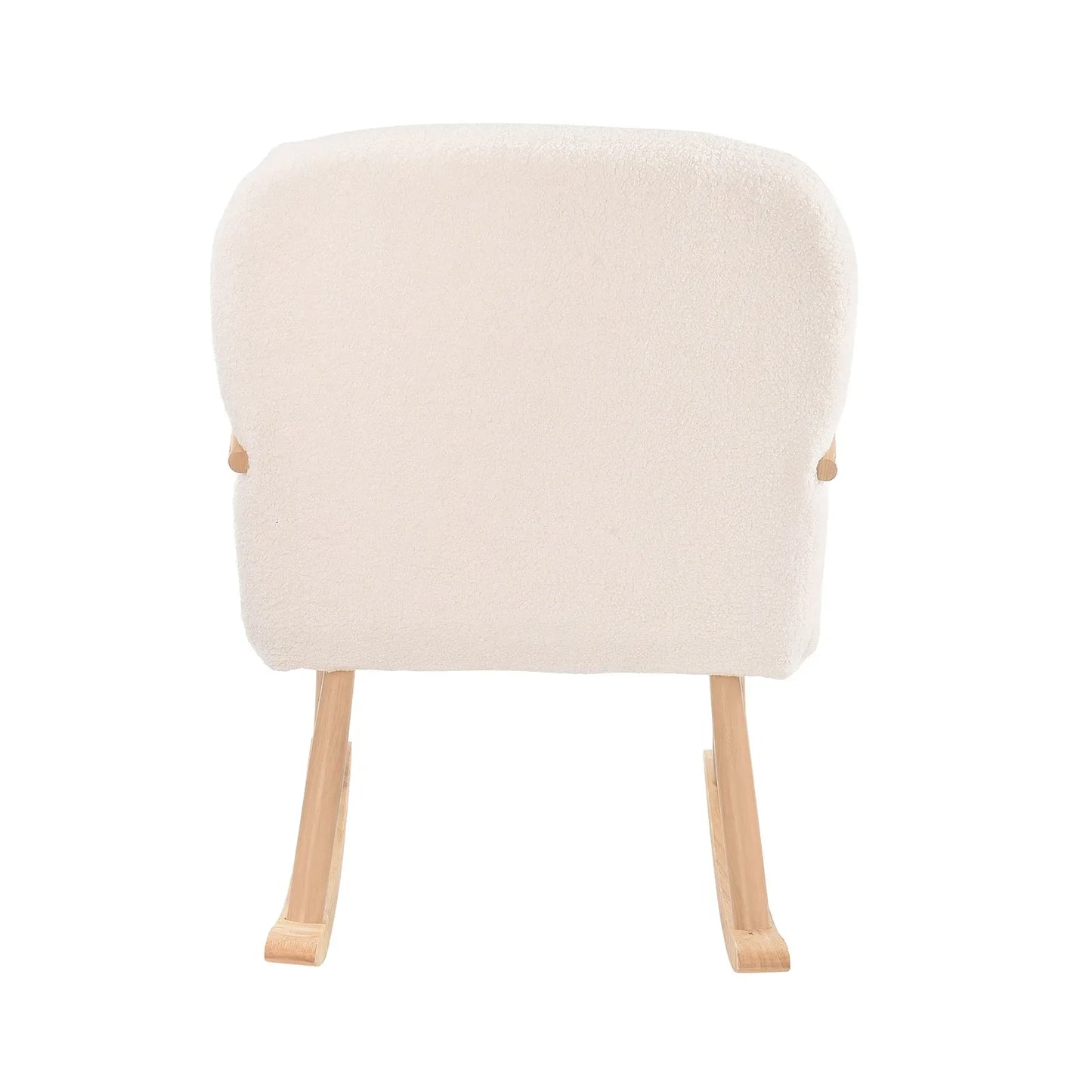 Schommelstoel – Relaxstoel – Loungefauteuil – Fauteuil – Leesstoel – Ergonomisch Design – Houten Basis