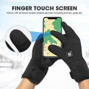 Savior Heat - Heated Gloves - Electric Heated Gloves - Ski Heated Gloves - Hand Warm - Rechargeable - for Men Women - Keep Warm Outdoor Sports Gloves - Size L - Black