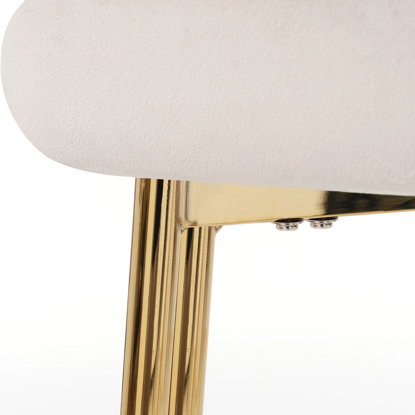 Fluwelen Eetkamerstoel – Comfortabele Stoel – Velours Stoel – Metalen Poot – Ergonomisch Design – Draagvermogen 150 Kg – Snel Te Monteren