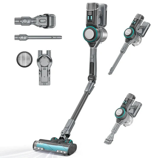 Cordless Stick Vacuum Cleaner - Stick Vacuum Cleaner - Vacuum Cleaner - Cordless Stick Vacuum Cleaner - Powerful Suction - 400W - 23kPa - 0.6L Dust Reservoir - Black