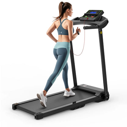Opvouwbare Loopband – Elektrische Loopband – Home Trainer – Fitness Loopband – Hardloopband – Bluetooth Connectiviteit – Schokabsorberend Dempingssysteem