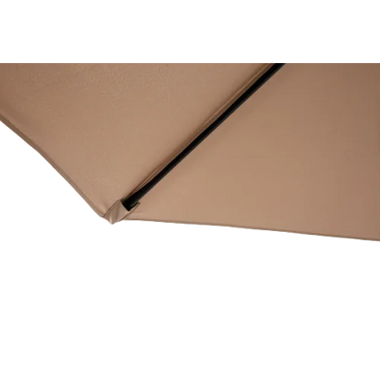 Parasol - Zweefparasol – Zonnescherm – Zonwering – Buitenluifel – Terrasbescherming – Balkon Schaduw – Handmatig Slingermechanisme – Waterbestendig Polyester - Khaki
