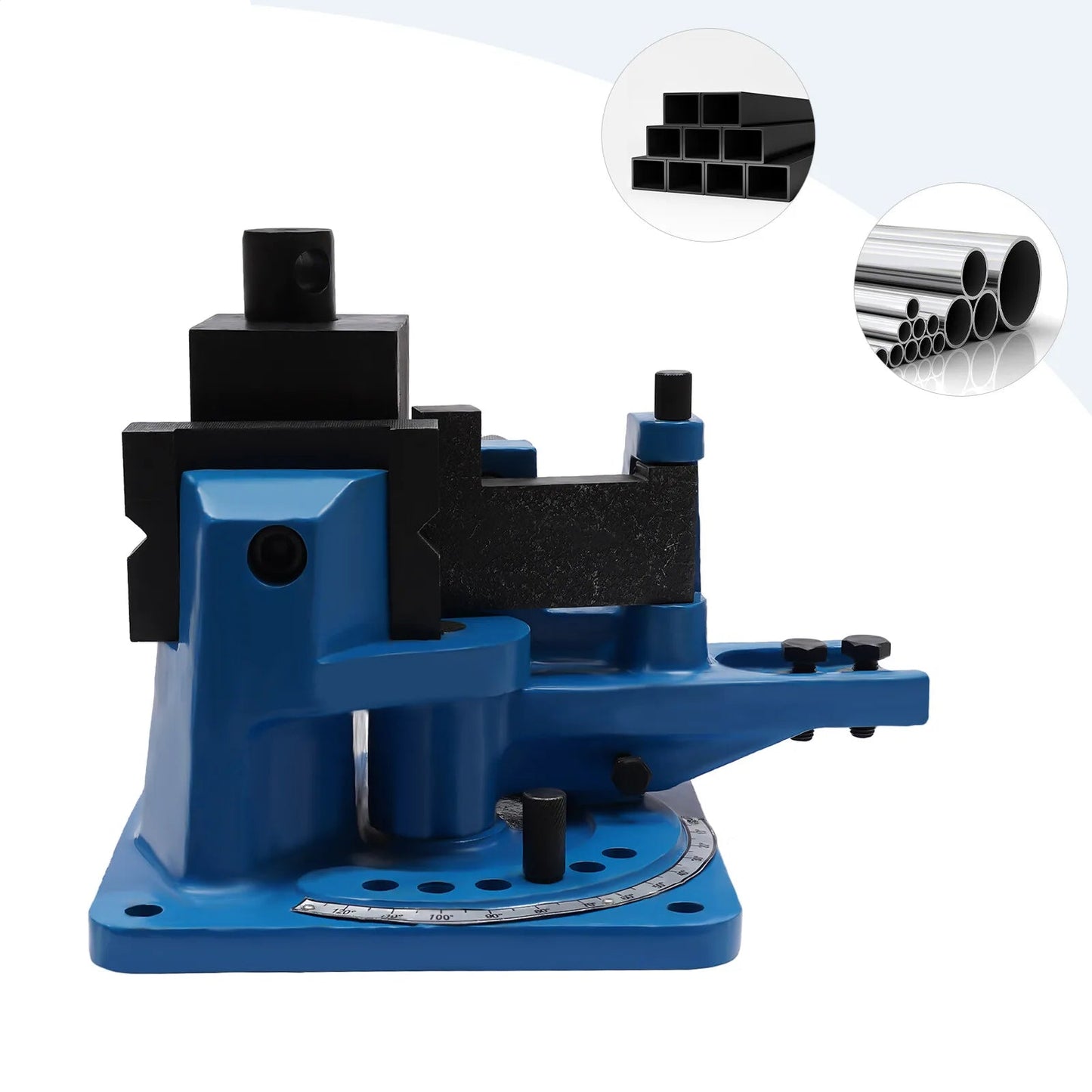 Metalen Buigmachine – Buizenbuiger – Staalbuiger – Handmatige Buigmachine – Robuust Design – Maximaal 120° Buighoek – Geschikt Voor Plat En Rond Staal