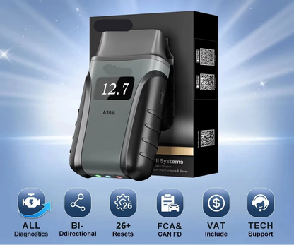 Draadloze OBD2 Scanner – Autodiagnose Tool – Foutcode Lezer – Bluetooth Scanner – 85+ Merken – Volledige Systeemdiagnose – Onderhoudsfuncties