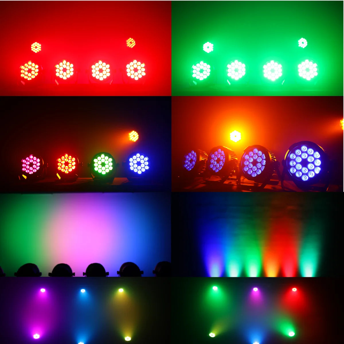 LED Parlicht – LED Podiumverlichting – DJ Licht – Disco Lamp – Stage Light – IP65 Waterdicht – 18x18W RGBWA UV 6-in-1 LEDs – Ventilatorloos Geluidloos - QUORE