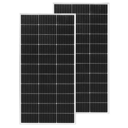 Zonnepaneel - Zonnepanelen - Zonne-energie - 18V PV Zonnecel Module - Krachtige Glazen - 120W - 2 Stuks - Waterdicht - Off Grid Power - voor Boot - Camper - Caravan - RV - Tuin