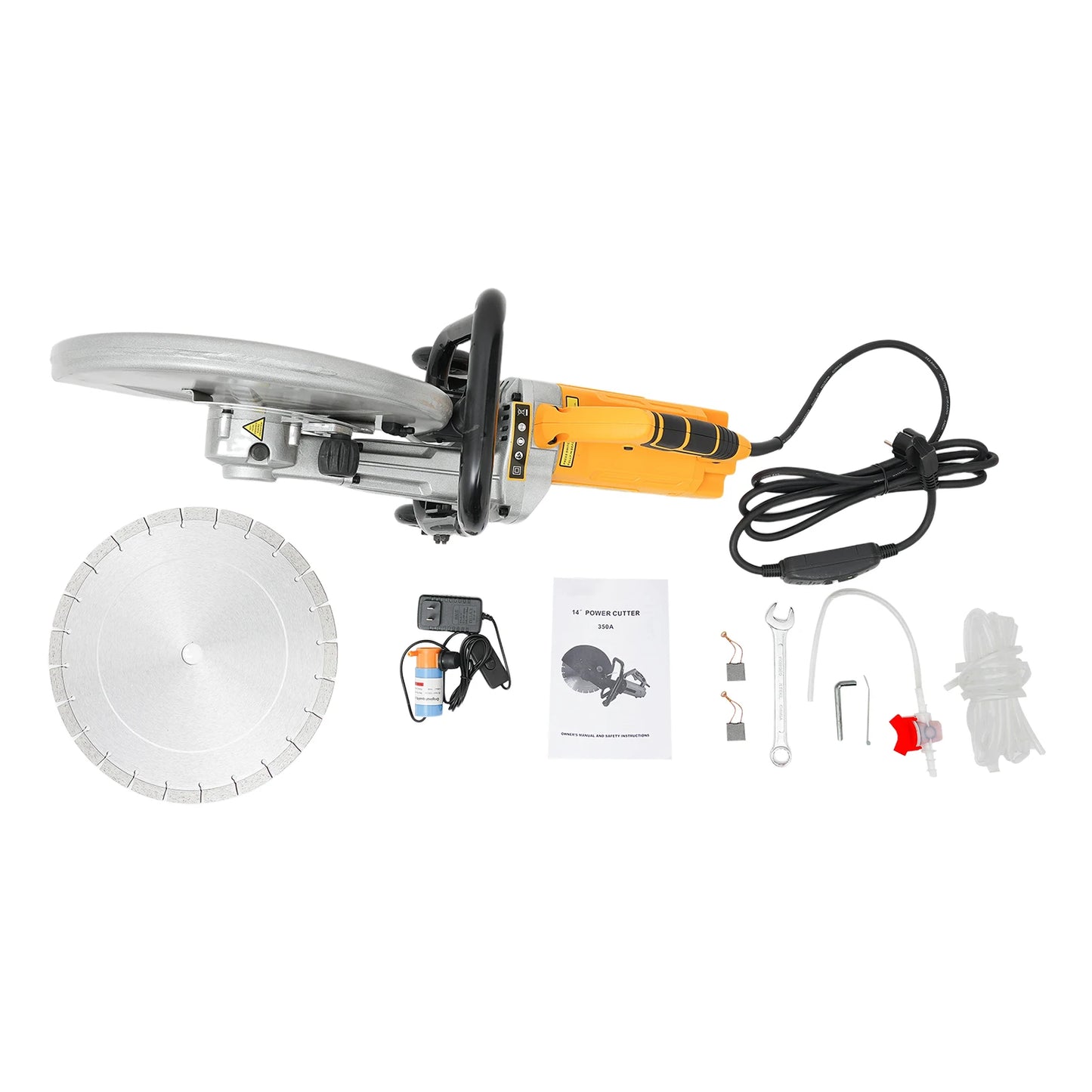 Elektrische Zaag – Wandfrees – Betonzaag – Tegelzaag – Sleufzaag – 3000W Motor – 350 Mm Zaagblad - QUORE