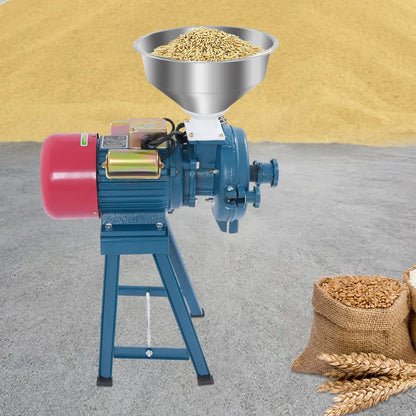 Elektrische Graanmolen – Graanmaler – Meelmolen – Bonenmaler – Maïsmolen – 2200W Motor – Robuuste Duurzame Uitvoering - QUORE
