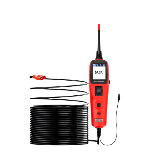 Electrical Circuit Tester - Smart Tester Pen for Car - Quickly Check Tail Lights - Turn Signal Circuits - Bad Plugs - Automotive Circuit Tester Tool - 12V - 24V - AVOmeter - Diagnostic Tool - Red