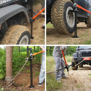 Vevor - High Lift Agricultural Jack - Garage Jack - Jack - Max 7000lbs- Max 60in Height - Extended - for Tractor Truck