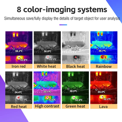 NOYAFA -10~400℃ Industrial Thermal Imager 120x90 Thermal Imaging Camera Thermal Imager Water Pipe Leak Automotive Inspect Tools