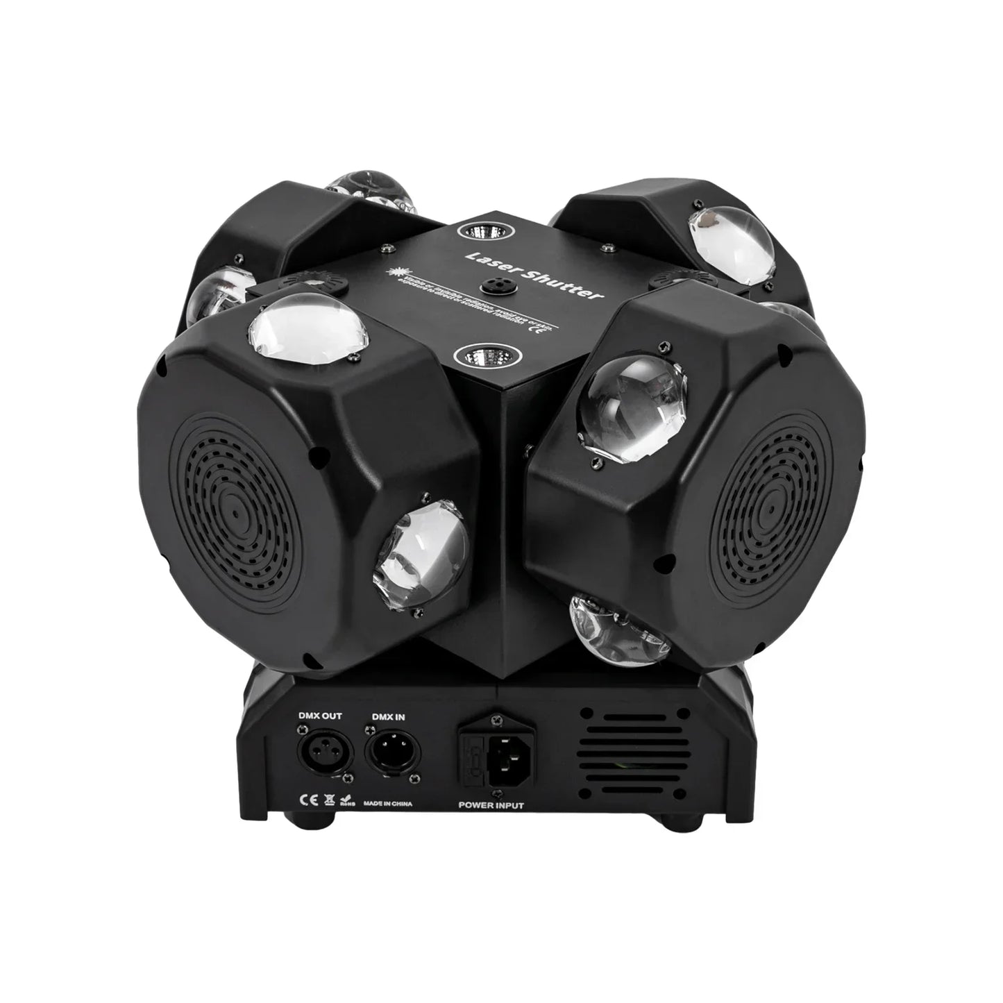 Moving Head Light – Professionele Lichtshow – DJ Verlichting – LED Lamp – 12x 10W CREE 4in1 – 360° Rotatie – IP25 Waterbestendig