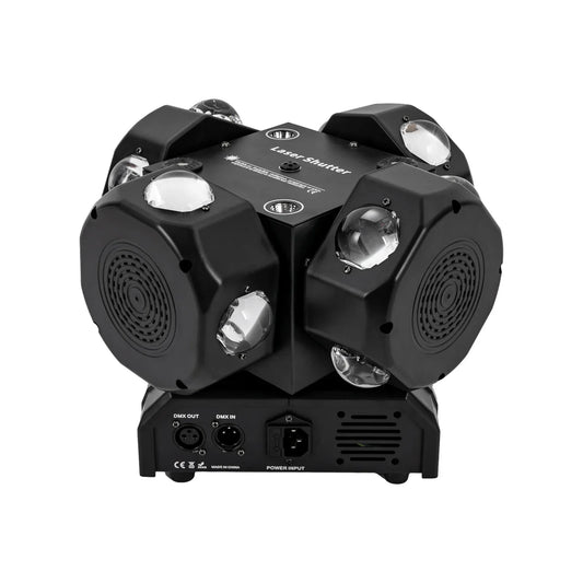 Moving Head Light – Professionele Lichtshow – DJ Verlichting – LED Lamp – 12x 10W CREE 4in1 – 360° Rotatie – IP25 Waterbestendig
