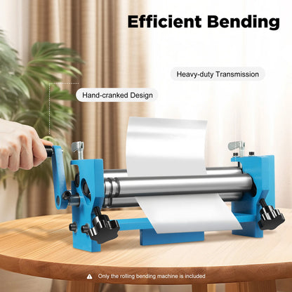 Metaalrolmachine – Rolmachine – Platte Buigmachine – Handmatige Rolmachine – Schraapvrij Buigen – Verstelbare Roldiameter – 45# Staal