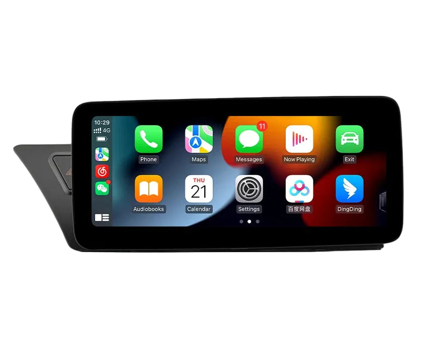 10,25 Inch Touchscreen Navigatiesysteem – Auto Multimedia Systeem – Inbouw Scherm – Navigatie Unit – GPS Monitor – Draadloze CarPlay – HD Resolutie 1920x720 – Compatibel Audi B8 2009-2016