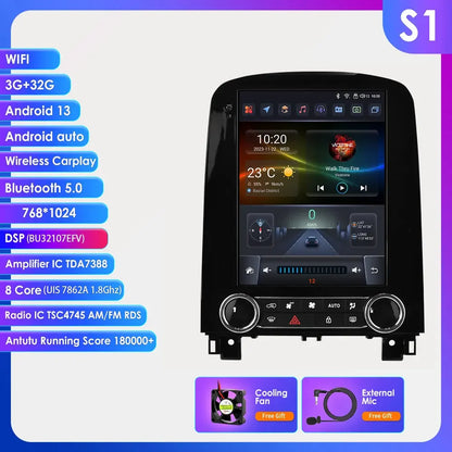 Multimedia Android Autoradio Renault Scenic – Navigatiesysteem – GPS Speler – 2DIN Radiospeler – CarPlay Android Auto – 9,7 Inch IPS Touchscreen – 4G-LE Connectivity