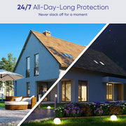 Sannce - DT81BF-CR1CP - Beveiligingscamerasysteem - 5MP - Openlucht - Bewakingscamera - Beveiligingscamera - Beveiligingscamerasysteem - 6 stuk - NTSC,PAL - Zwart