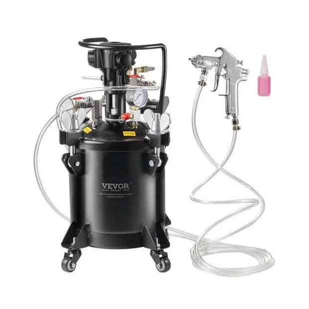 Verftank - Druktank - Verftank Spuitverf Drukpot - 10L Automatic - Spuitverf - Drukspuit - Verfspuiten - Verf - Verfspuiten Electrisch