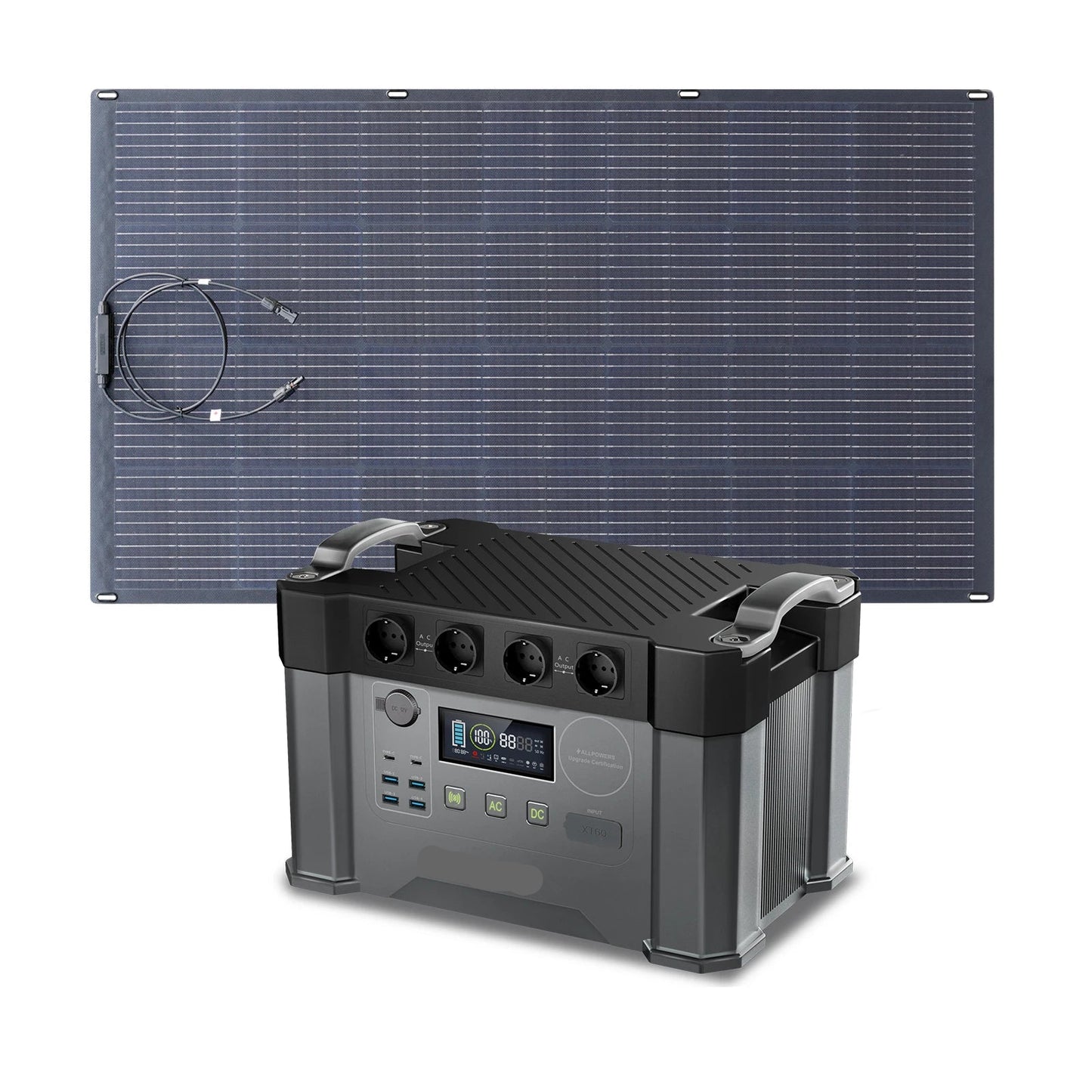 2000W Powerstation – Draagbare Accupack – Mobiele Stroomvoorziening – Energiecentrale – Noodstroom – 1500Wh Capaciteit – Snelle Oplaadtijd