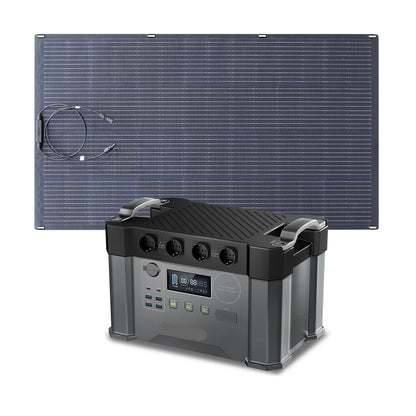 2000W Powerstation – Draagbare Accupack – Mobiele Stroomvoorziening – Energiecentrale – Noodstroom – 1500Wh Capaciteit – Snelle Oplaadtijd