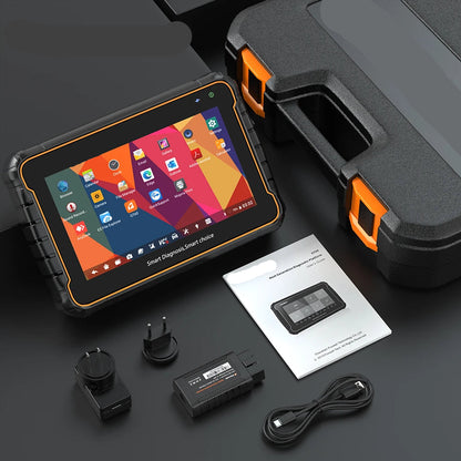 OBD2 Scanner - OBD - Diagnosecomputer - Storing Verwijderen - Uitleesapparatuur - Auto Uitlezen - Diagnose apparatuur - met Volledige Systeemdiagnose & 24 Resetfuncties – Actieve Test & Foutcodelezer voor Auto’s