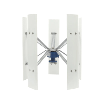 Windturbine – Windgenerator – Windmolen – Verticale As Turbine – Vijf Bladen – 12V Output – Geluidsarm En Weerbestendig