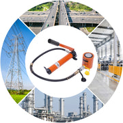 Luchtpomp - Auto Jack Luchtpomp - Hydraulische - Lucht Hydraulische Jack - Handmatige hydraulische pomp - 7kg - Oranje