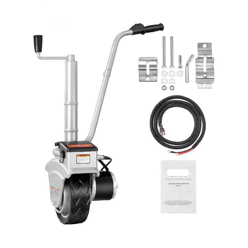 Elektrisch Neuswiel – Gemotoriseerd Neuswiel – Caravan Mover – 12V Motor - 5000lbs Trekcapaciteit - 22 ft/min Snelheid - Trailer Dolly - Verstelbare Hoogte - Caravan Mover - Trailer Verplaatser - Elektrische aanhanger - Geschikt voor Caravan & Boot